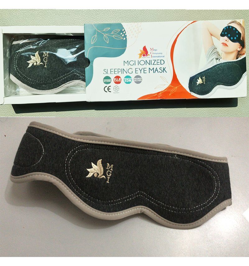 Jual MGI Ionized Sleeping Eye And Ear Mask - Fashion | CheckoutAja